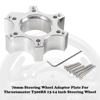 For Thrustmaster T300RS Steering Wheel Adapter Plate 70mm Race Game Modification