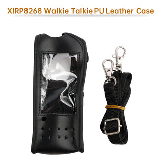 P8268 Radio PU Leather Case Walkie Talkie Bag For P8260 XPR6550 DGP6150 DP3601