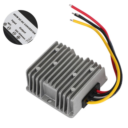 WaterProof 36V/48V to 24V 20A 480W Step Down DC/DC Power Converter Regulator Generic