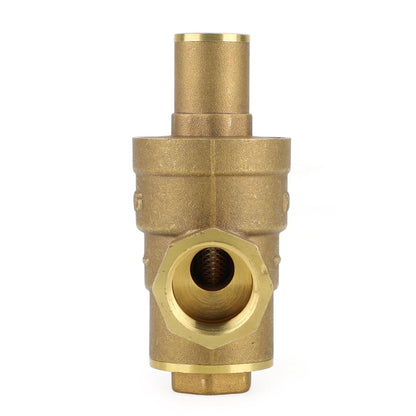 DN15 Brass Adjustable 1/2" Water Pressure Regulator Reducer With Gauge Meter Generic