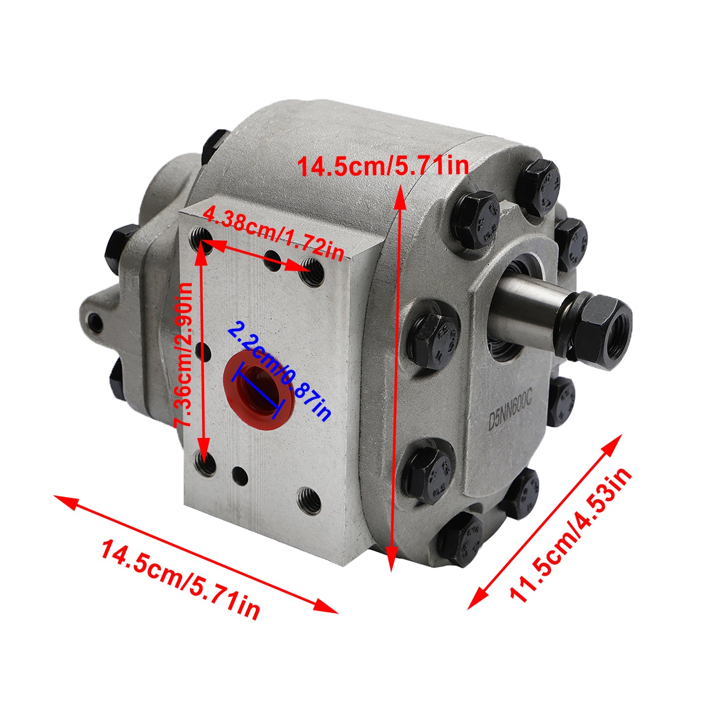 Replacement Hydraulic Pump for Case IH, International, and McCormick Tractors – High Performance, Direct Fit