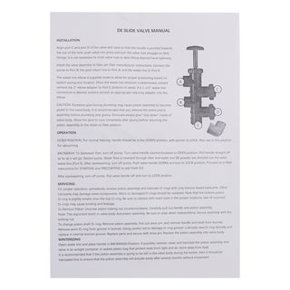 SP0410X502S 2" Slide Valve Assembly for Hayward Pro-Grid/Micro-Clear D.E.Filters