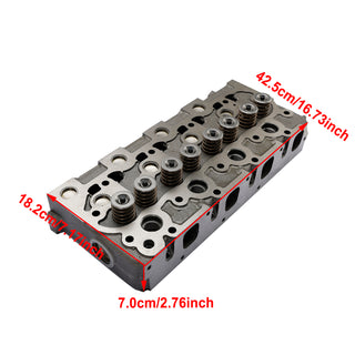 Cylinder Head+ Gasket Kit For Kubota V1702 V1702B Engine Bobcat 733 743 Loader