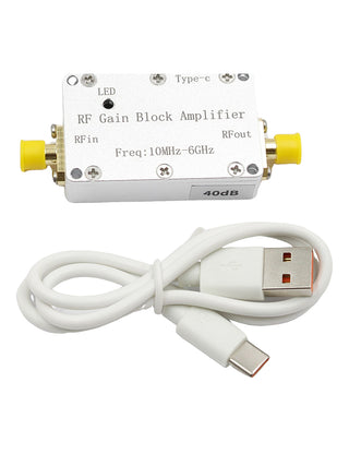10M-6GHz RF Amplifier 40dB High Gain Driver Receiving Amplifier Receiver System