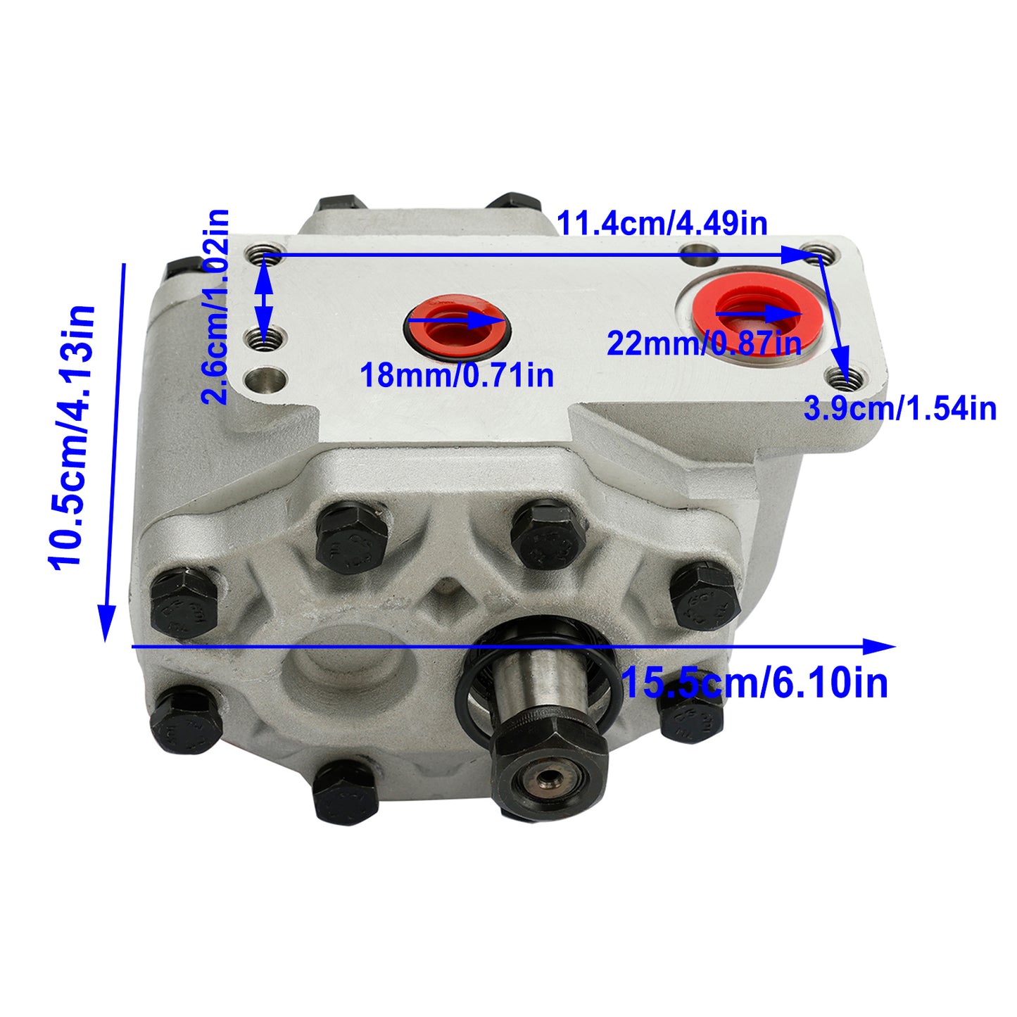 Replacement Hydraulic Pump for Case IH, International, and McCormick Tractors – High Performance, Direct Fit