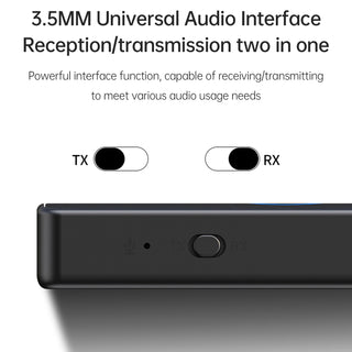 Bluetooth 5.4 Receiver Transmitter 2-in-1 3.5mm Wireless Audio Adapter