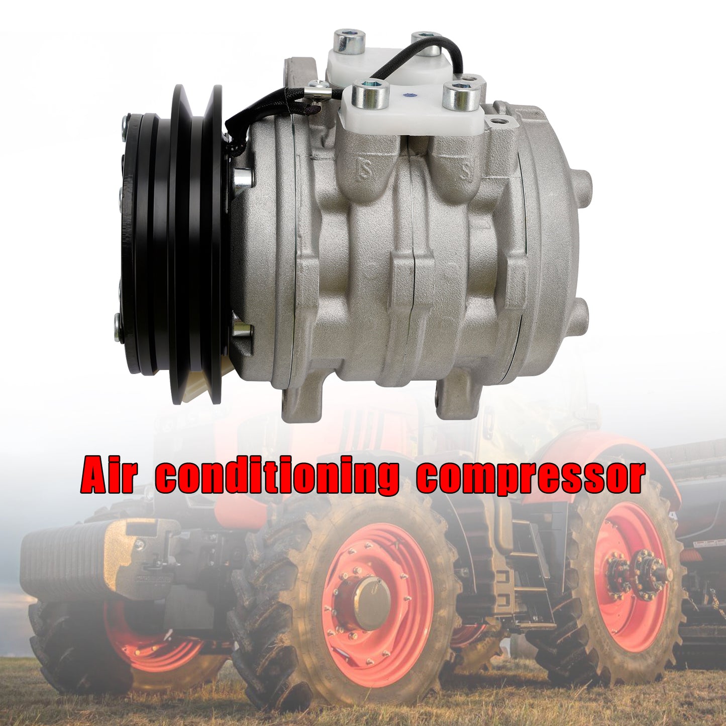 447200-7443 A/C Compressor For Kubota Tractor M4900 M5700 M6800 M8200 M9000 Generic