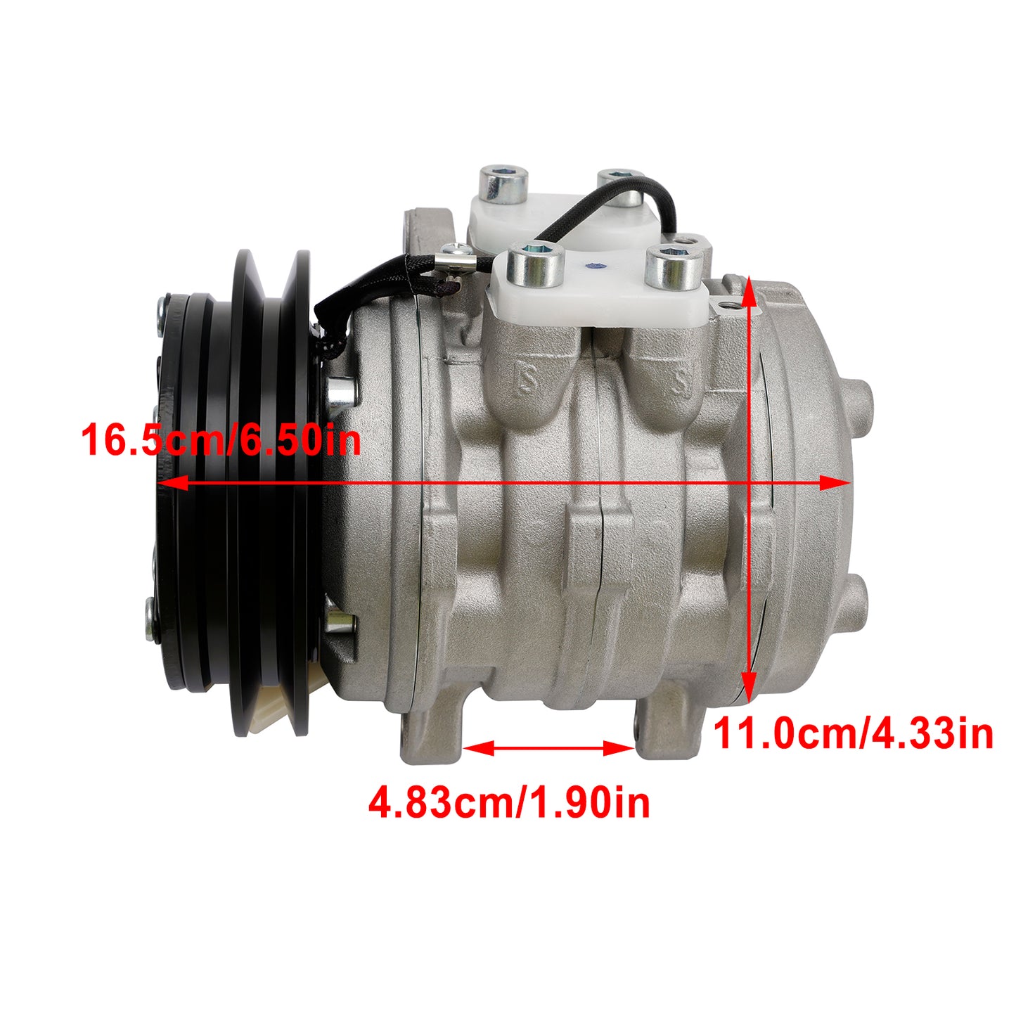 447200-7443 A/C Compressor For Kubota Tractor M4900 M5700 M6800 M8200 M9000 Generic