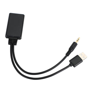 Car CD Audio Bluetooth 5.0 Receiver USB 3.5mm Jack Adapter For Car AUX Speaker