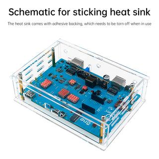 BananaPi Openwrtone Shell Acrylic Transparent Protective Shell External Antenna