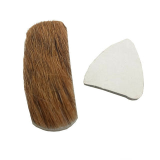 3 Pair Archery Fur Arrow Rest Leather Recurve Longbow Hunting