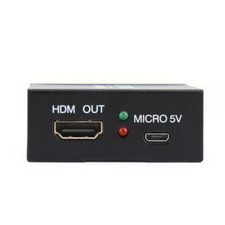 SDI to HDMI+SDI Mini HD Video Micro Converter 1 to 2 Audio Format Detection Blk