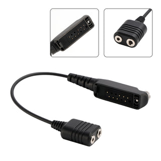 K Interface Headset Port Converter Cable for Sepura STP8000 STP8030 STP8035