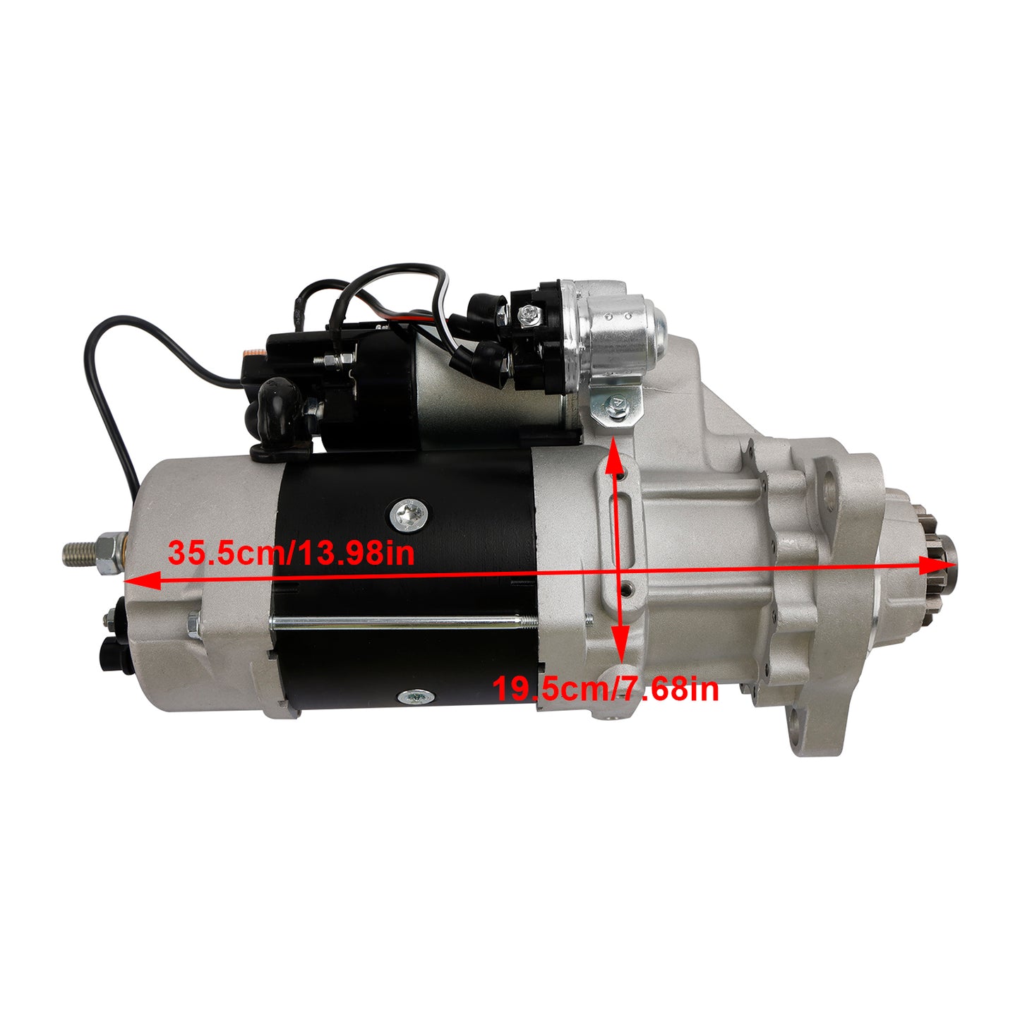 24V 11T Starter for Cummins Caterpillar Freightliner – Replaces 8200308 8201079 8200037 39MT