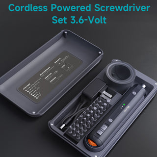Electric Screwdriver Set 3.6V Multi-Function 220RPM 4N.m 2000 mAh US