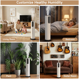Aroma diffuser box Suitable for Indoor Pet Friendly Purification and filtration function 3-Speed Ultrasonic Cool Mist Humidifier Babies Friendly Plant Friendly 1.98gal/7.5L Bedroom Silent Humidifier Suitable for Large Room