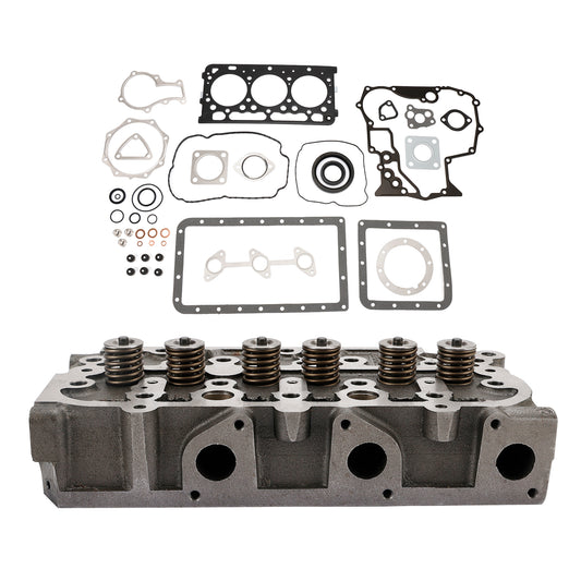 Complete Cylinder Head + Gasket for Kubota Engine D902 ZD323, for Kubota Utility Vehicle RTV900W RTV900W6 RTV900W6S RTV900W9 RTV900 1G962-03045, 1G962-03046 1G962-03042, 1G90-03040