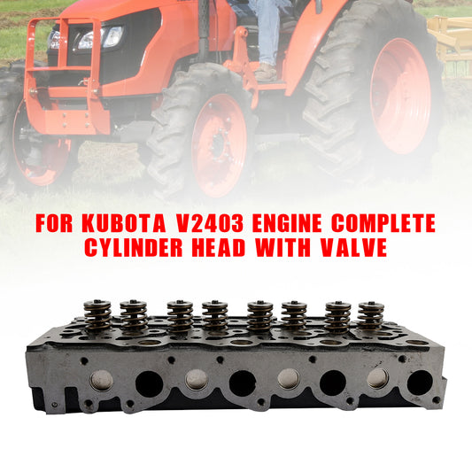 High Quality "Complete" Cylinder Head With Valves For Kubota V2403 Engine