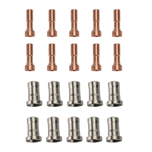 20Pcs Plasma Cutting Consumables Electrode Nozzle Tip-Kit For PT-23 27 Torch Generic