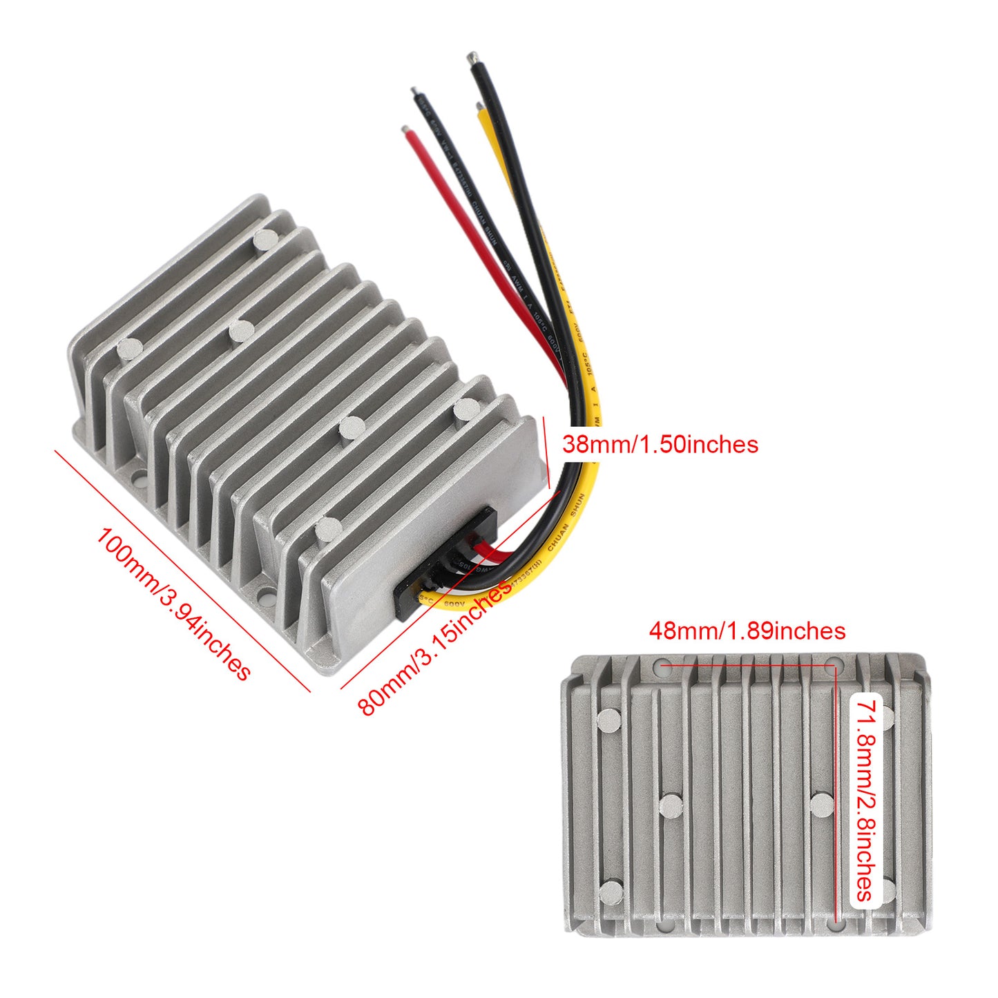 48V 30A Step Down to 13.8V DC DC Converter Voltage Reducer Regulator 414W