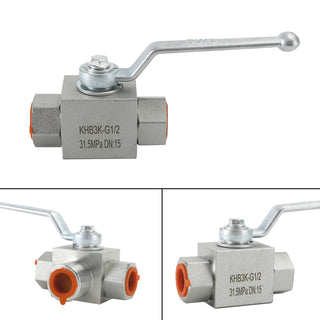 Hydraulic Valve KHB Ball Valve 1/2"NPT KHB High Pressure Ball Valve