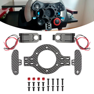 Shift Paddles Racing Game Simulation Steering Wheel with Mount For Thrustmaster