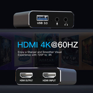 HDMI Acquisition Card 4K Video Live Broadcast USB3.0 Data Camera PS4 Recording