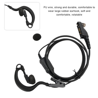 G-Shape Earhook Earpiece Headset Oval PTT MIC For AP510 AP580 BP560 BP510