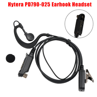 G-Shape Earpiece Caltta PD790-025 Earhook Headset Oval PTT MIC For Caltta PD790
