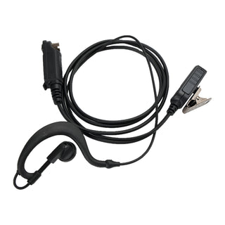 G-Shape Earpiece Caltta PD790-025 Earhook Headset Oval PTT MIC For Caltta PD790