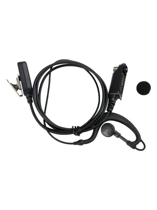 G-Shape Earpiece Caltta PD790-025 Earhook Headset Oval PTT MIC For Caltta PD790