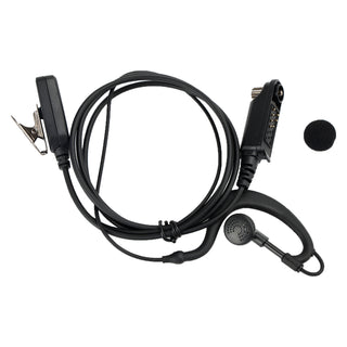G-Shape Earpiece Caltta PD790-025 Earhook Headset Oval PTT MIC For Caltta PD790