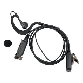 G-Shape Earpiece Caltta PD790-025 Earhook Headset Oval PTT MIC For Caltta PD790