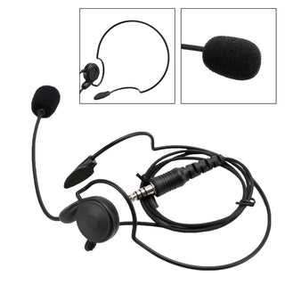 7.1-C7 Ordinary Rear Mount Big Plug Tactical Earhook Headset Earphone In-ear