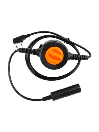 K-326 Orange Round PTT IP65 Waterproof For Kenwood TH-D7 TH-F6 TH-K2 TH-21 TH-28