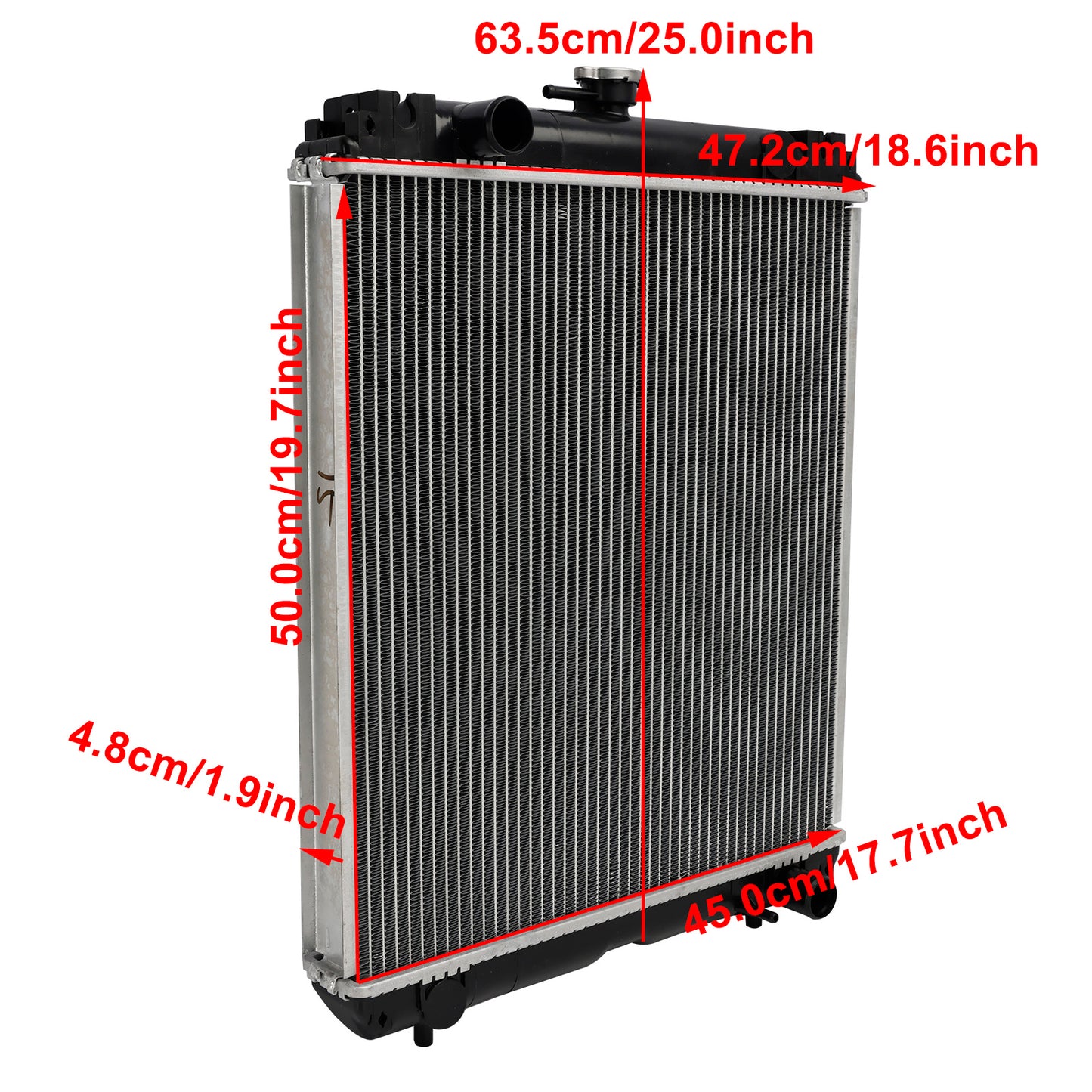 Radiator RD411-42300 For Kubota Excavator KX121-3S KX161-3 U50-3 U45-3ST U45-3