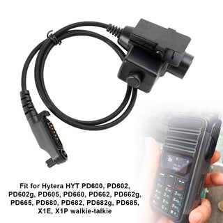 X1E/PD680-U94 PTT For HYT PD600 PD602 PD602g PD605 PD660 Walkie-Talkie