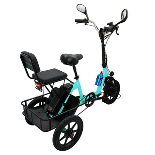 3 Wheel E-Bike Electric tricycle Adult Folding Motorized Tricycle 48V