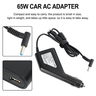 65W Laptop Car Charger Power Supply DC Adapter Universal for HP 19.5V 3.33A