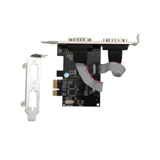 PCIE To 2-Port Dual RS232 Serial PCI-E Extender Board Adapter Card WCH382 Chip