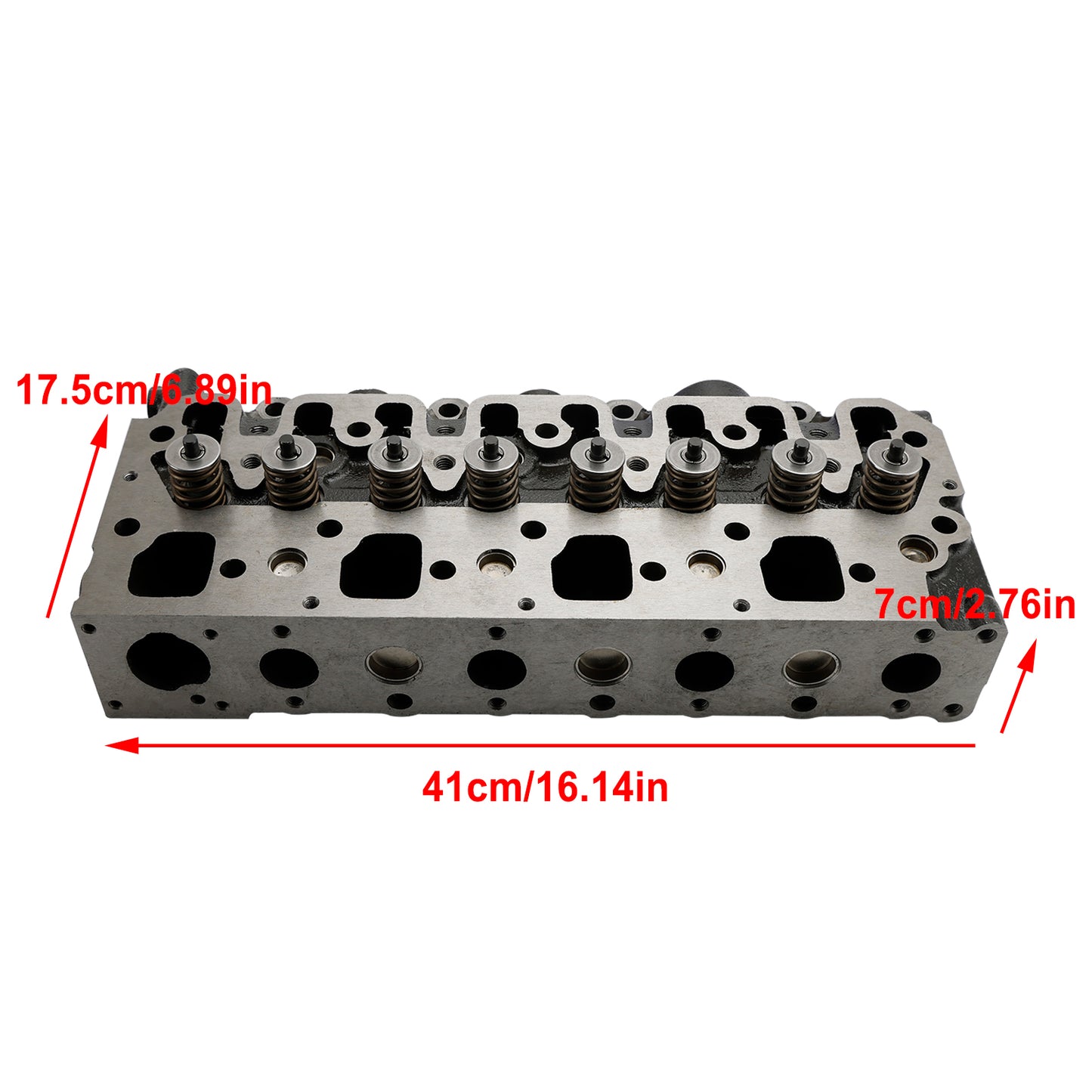 Complete Cylinder Head With Gasket Kit For Caterpillar Skid Steer Loader: 216, 226, 228, 232, 242, 216B, 226B, 232B, 242B, 216B2, 232B2 Generic