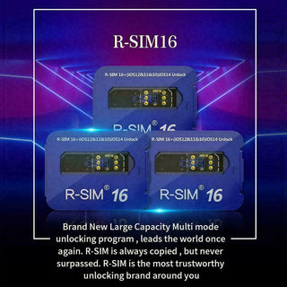 R-SIM 16 Nano Unlock RSIM Card Fit for iPhone 13 12 mini 12 Pro XS MAX 8 IOS 15
