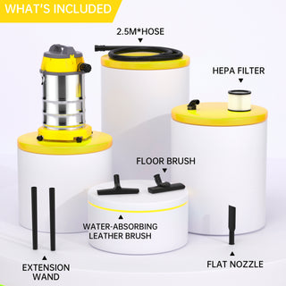 10 Gallon Stainless Steel Wet Dry Blow Vacuum Cleaner 3200w 8 Peak Hp
