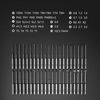 Precision Screwdriver Set 60-in-1, S2 Steel Bits for Phone, Laptop, Watch & DIY Repair