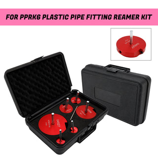 6 Piece 04529 For PPRK6 Plastic Pipe Fitting Reamer Kit For1/2" Drills