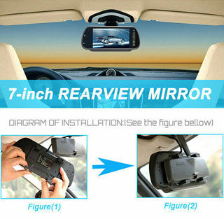 Sensors Lens 7" LCD Car Rear View Monitor Screen for Bus Car Reversing Camera