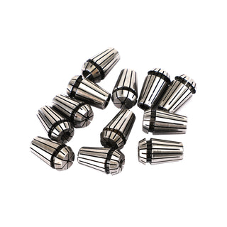 12Pcs ER16 Spring Collet 1/32"-3/8" For CNC Milling Lathe Tool Workholding