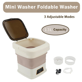 13L Portable Washing Machine – Foldable Mini Washer