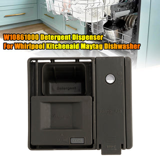 Dishwasher Detergent Dispenser W10861000 For Whirlpool KitchenAid Maytag Amana