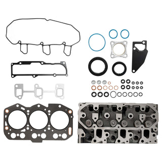 Complete Cylinder Head & Full Gasket Kit Compatible With Yanmar 3TNV76 Engine